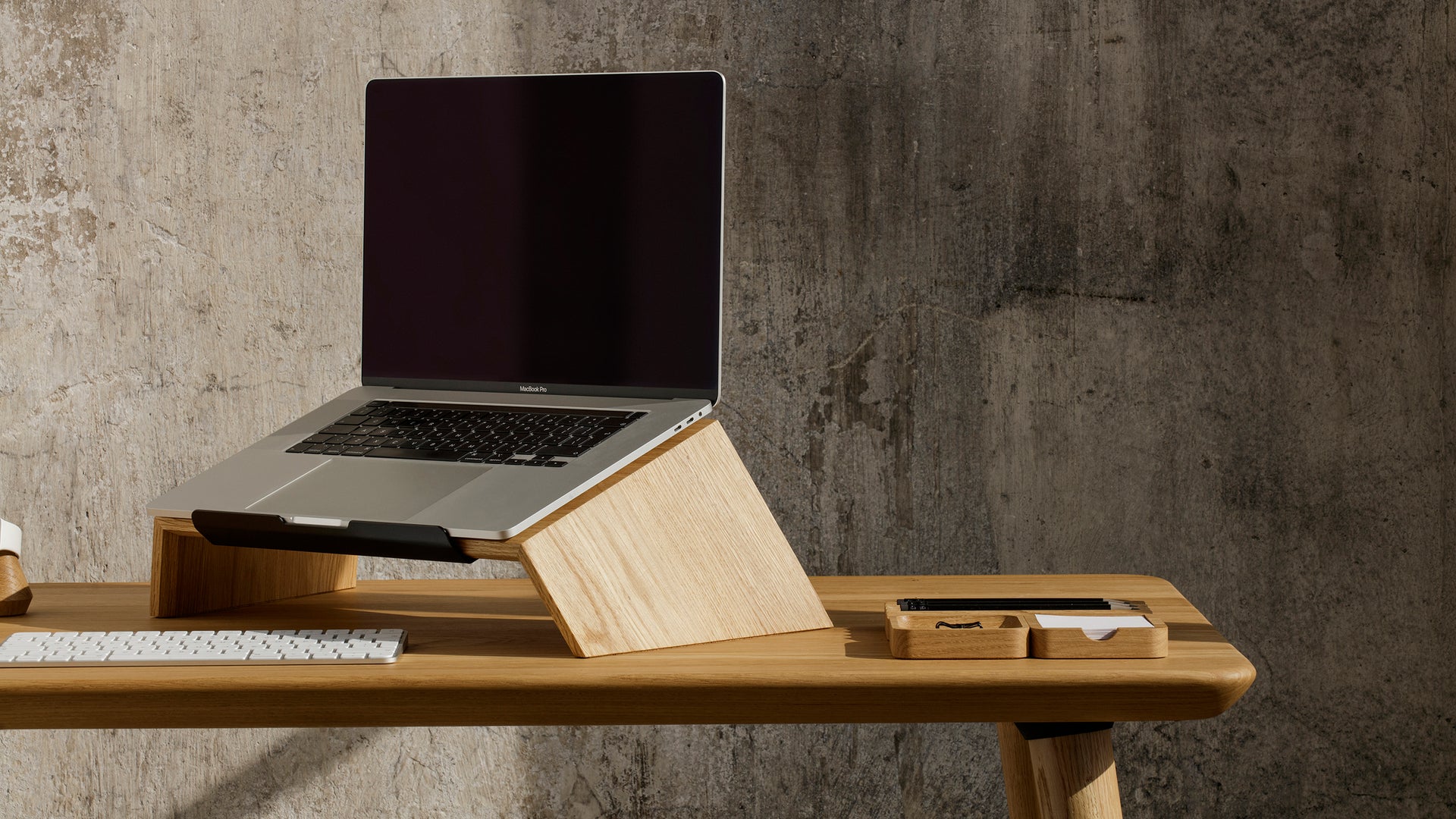 Creating a minimalist workspace with a classic desk