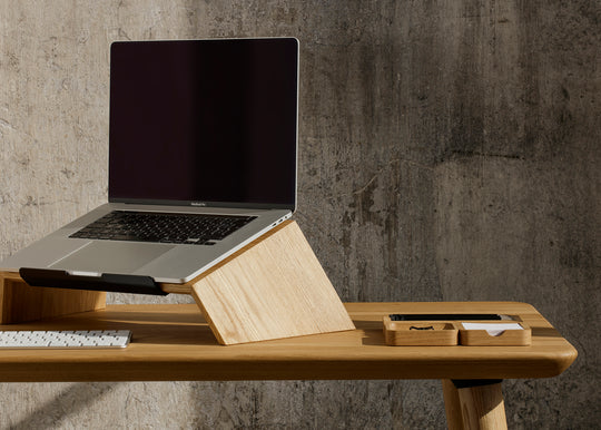 Creating a minimalist workspace with a classic desk