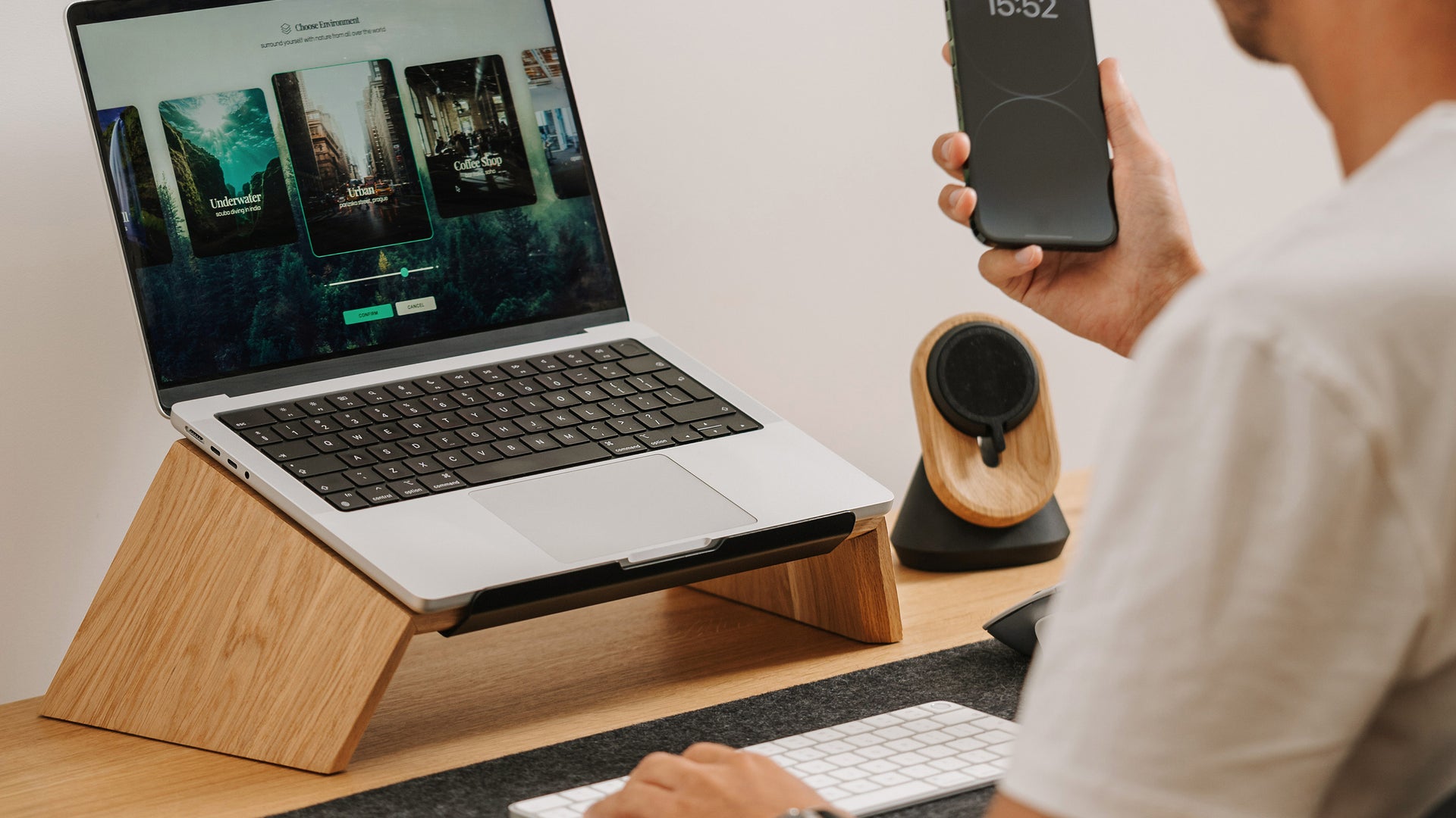 How to work ergonomically without much space