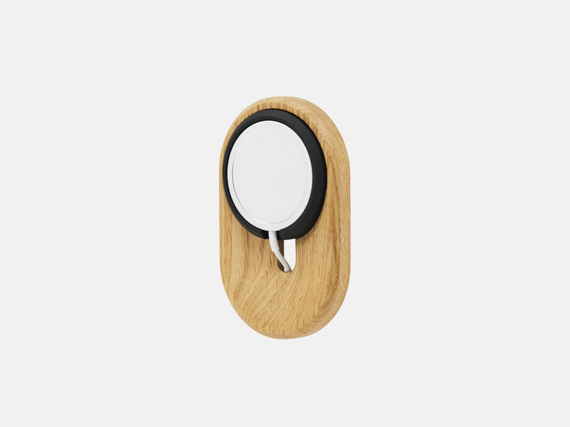 oak magsafe iphone wall mount | oak