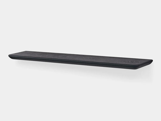 oakywood black wooden shelf | black,
