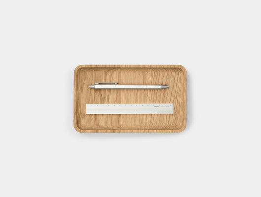 oakywood oak wooden tray small size top view | oak, small
