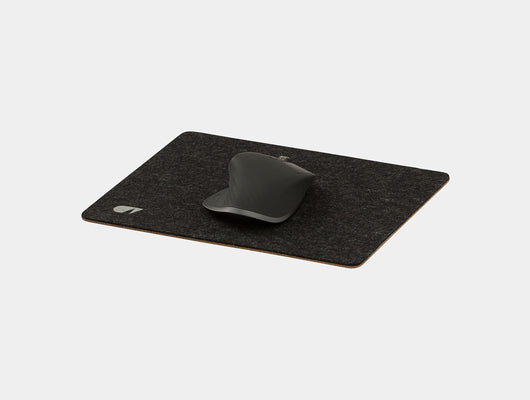 oakywood anthracite felt mouse pad | anthracite