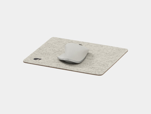 oakywood stone grey felt mouse pad | stone grey