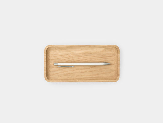 oakyblocks oak wooden tray large size top view | oak