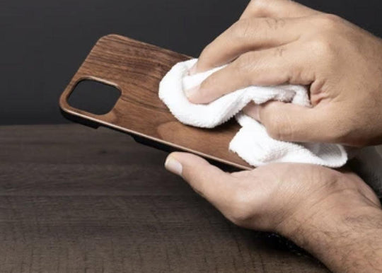 How to clean Your wooden phone case and smartphone Amidst COVID-19 - Oakywood
