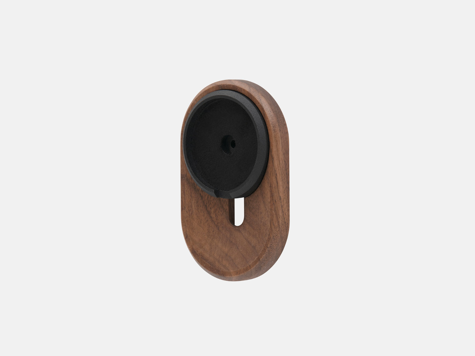 walnut magsafe iphone wall mount - without charger | walnut