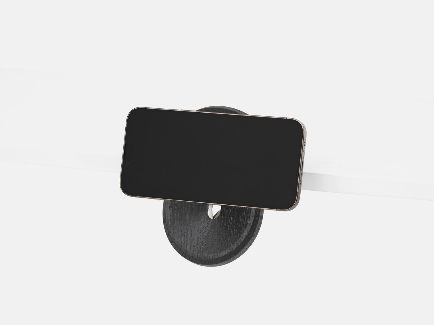 black magsafe iphone desk shelf mount - StandBy | black