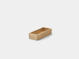 Wooden planter box on a white background | oak, S