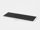oakywood large anthracite felt desk mat empty view | anthracite, 90x30
