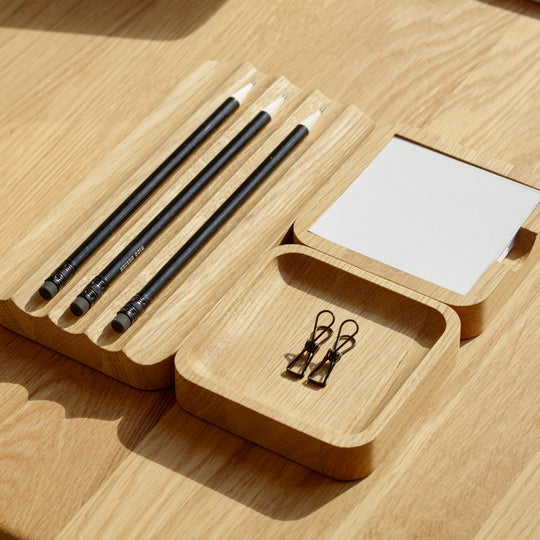 Modern Maple and Plywood Desk Organizer – Clark Fine Wood Products