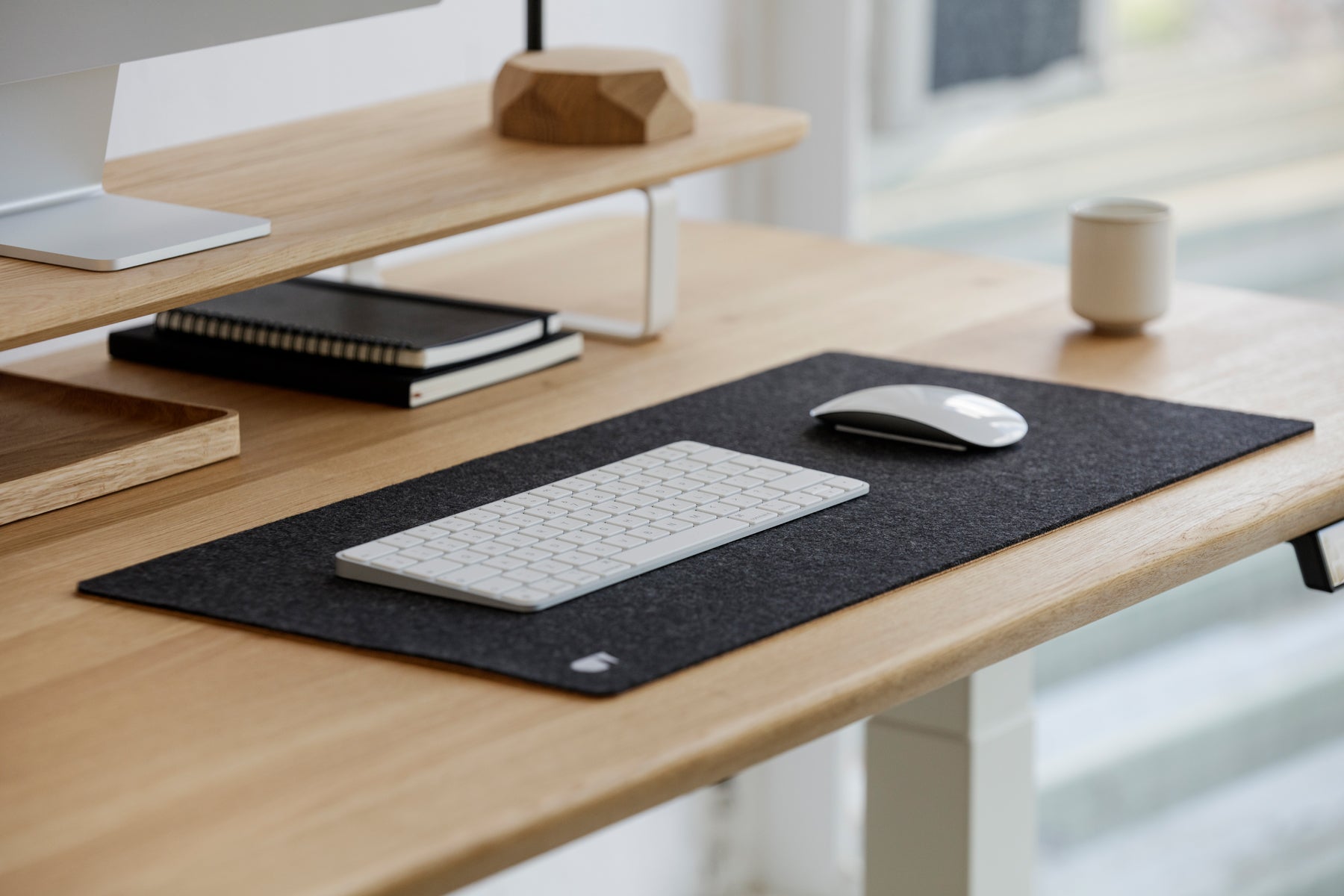 Merino wool desk online mat