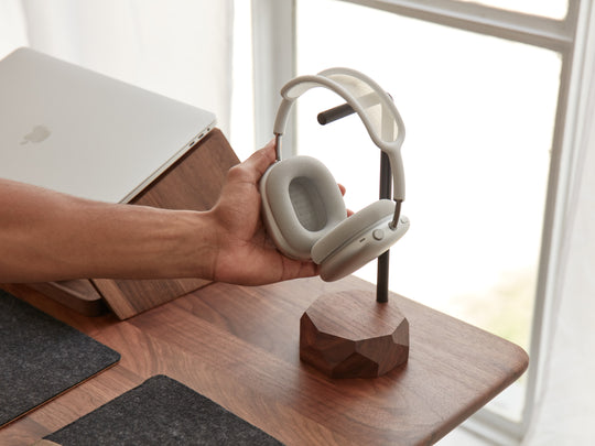 Custom Wood Headphone Stand, Corporate Gifts