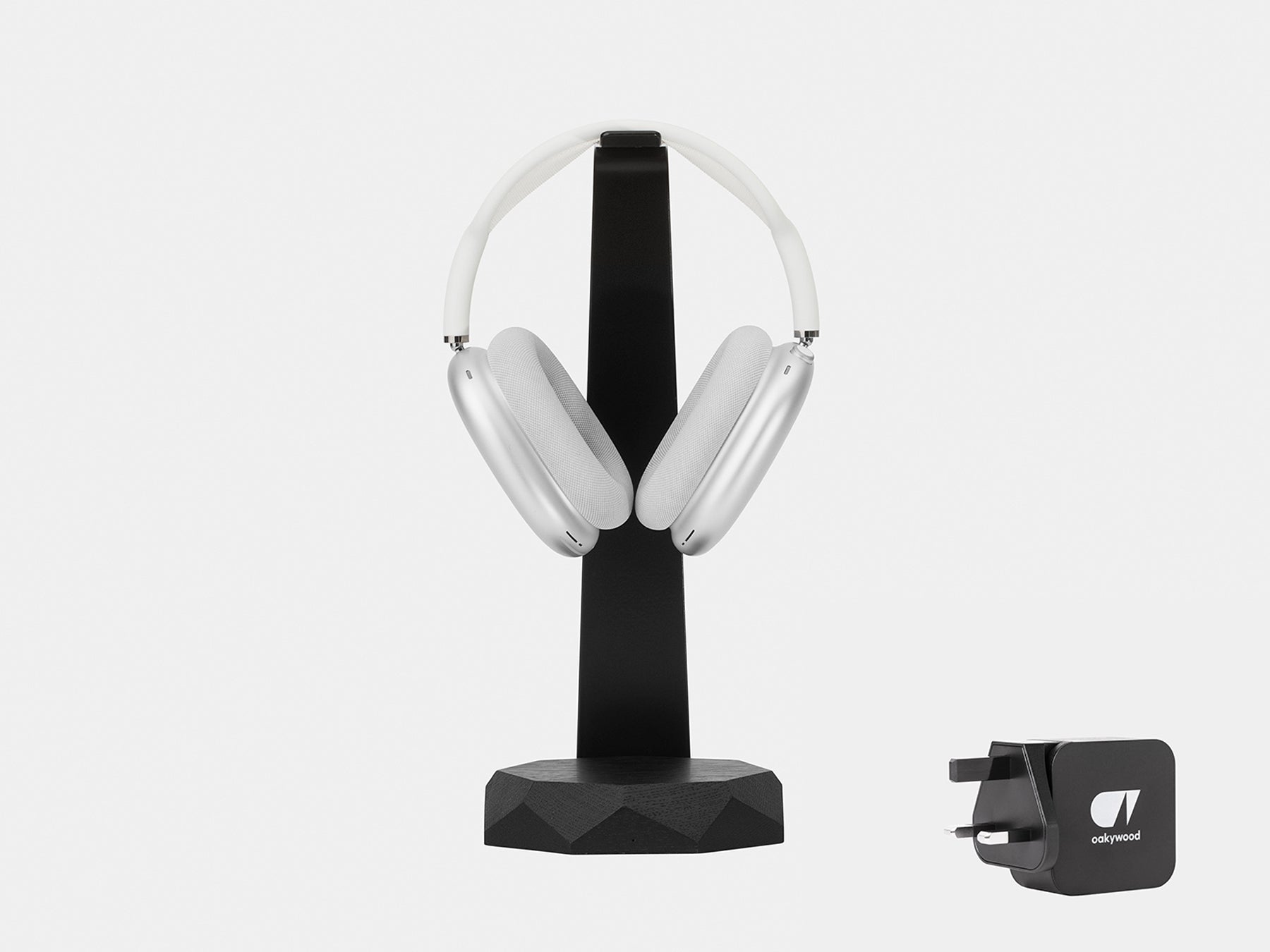 2in1 Headphones Stand with Wireless Charger | Oakywood.shop