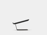 Wooden laptop stand on a white background | black, black