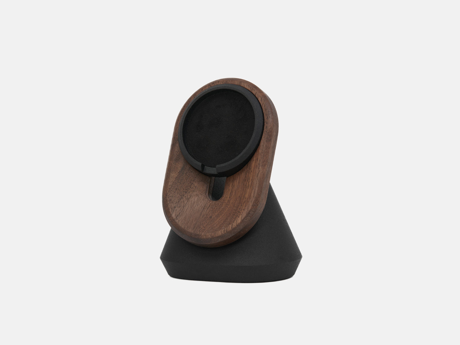 walnut magsafe iphone stand - without charger | walnut