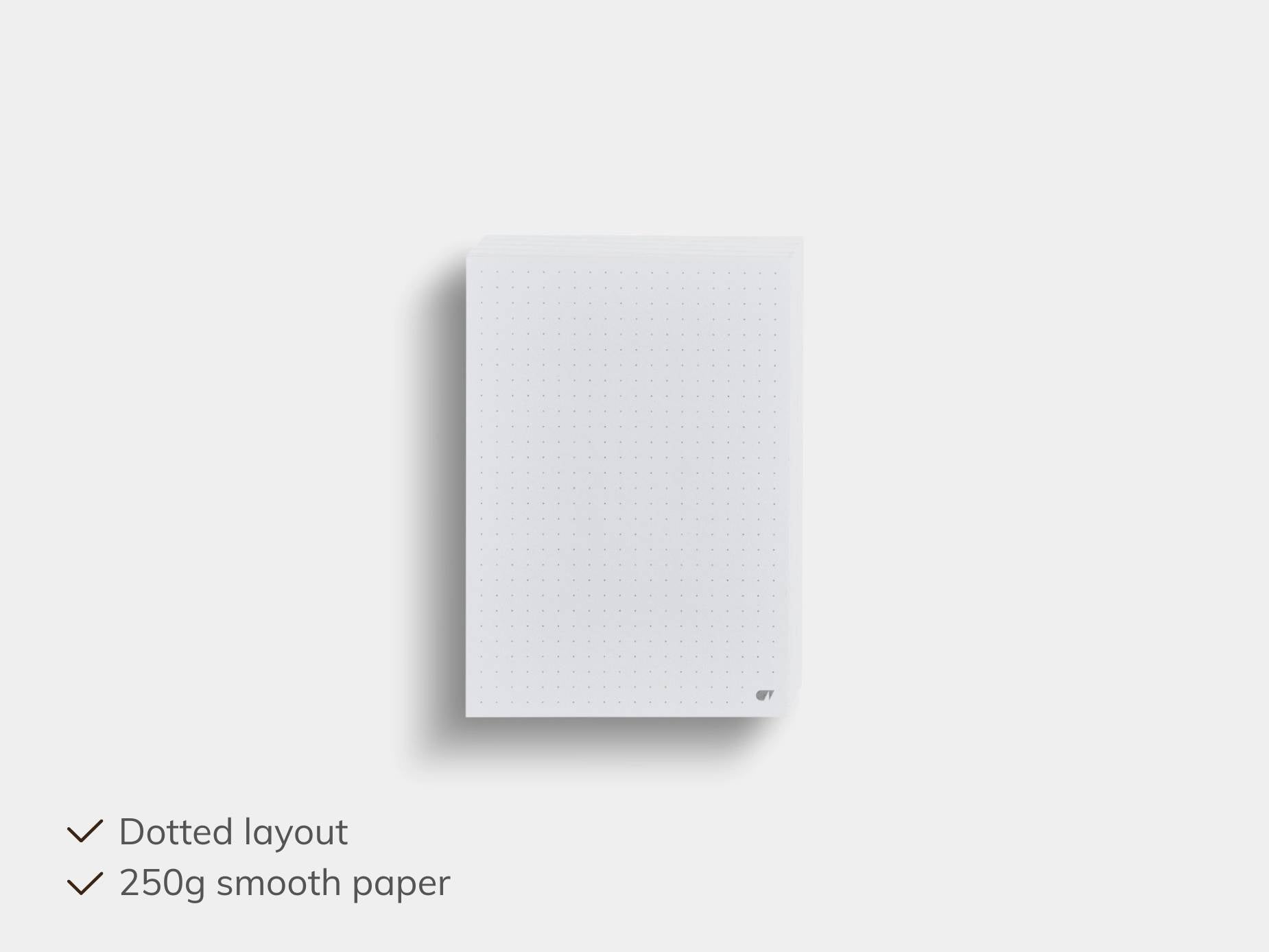 oakywood f to-do cards with a white card on top on a light gray background |-