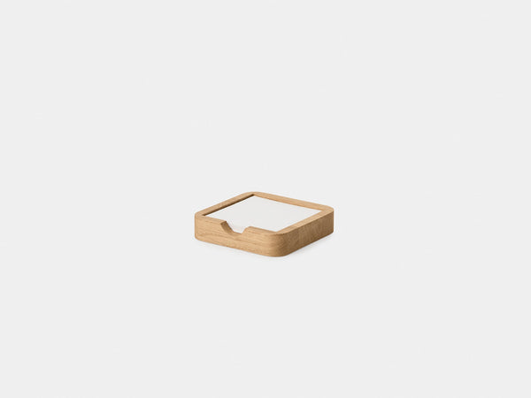 Oakywood OakyBlocks Sticky Notes Tray in oak – sleek tray for organizing sticky notes efficiently | oak