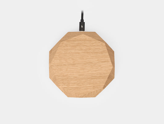 oak Geometric Charging Pad | oak