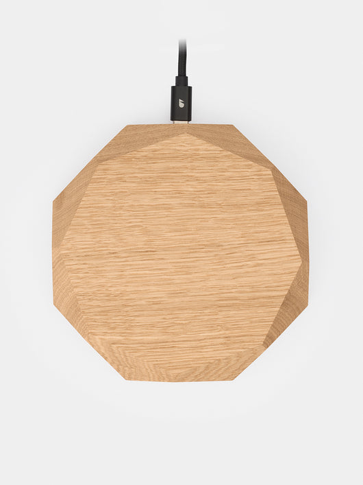 oak Geometric Charging Pad | oak