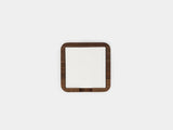 Oakywood OakyBlocks Sticky Notes Tray in walnut – premium dark wood tray for desktop sticky notes | walnut