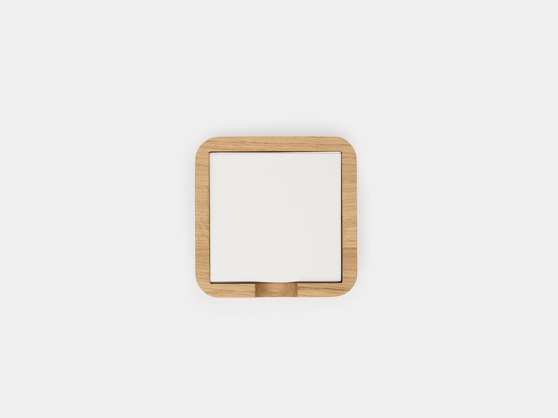 Sticky Notes Tray - OakyBlocks Wooden Modular Magnetic System