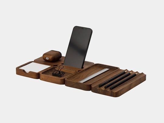 Smartphone Stand - OakyBlocks Wooden Modular Magnetic System