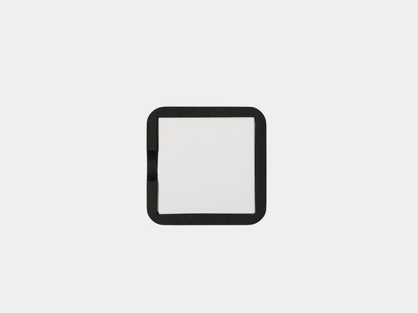 Oakywood OakyBlocks Sticky Notes Tray in black – modern black tray for sticky notes organization | black