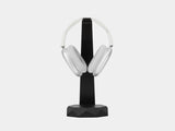 black 2in1 Headphones Stand with Wireless Charger | black