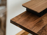 walnut wood oakywood Standing Desk Pro closeup | walnut, ,