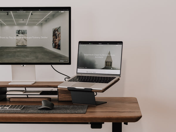 Oakywood Laptop Riser | walnut,