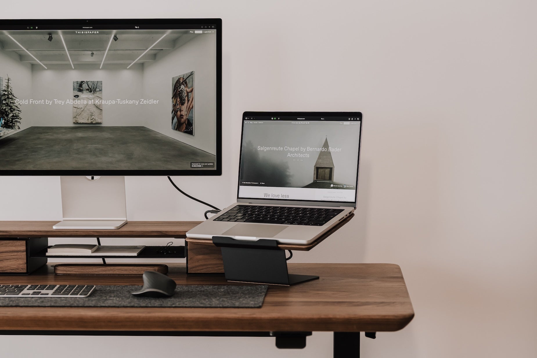 Oakywood Laptop Riser | walnut,
