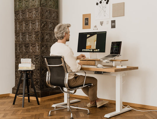 Oakywood Desk Shelf Bundle – Drawer & Laptop Stand – stylish wooden monitor riser and workspace organizer |  , , 