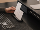 Person using a to-do desk kit to have a view on their daily priorities| black