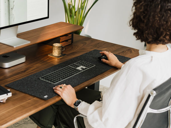 walnut wood oakywood Standing Desk Pro desk setup | walnut, ,