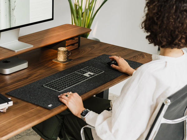 walnut wood oakywood Standing Desk Pro desk setup | walnut, ,