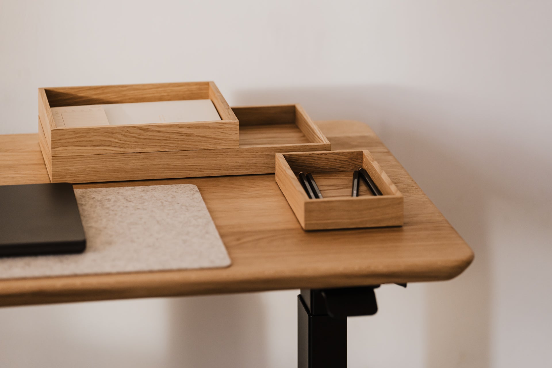 Stackable Valet Trays Bundle | Complete Modular Wooden Organizer