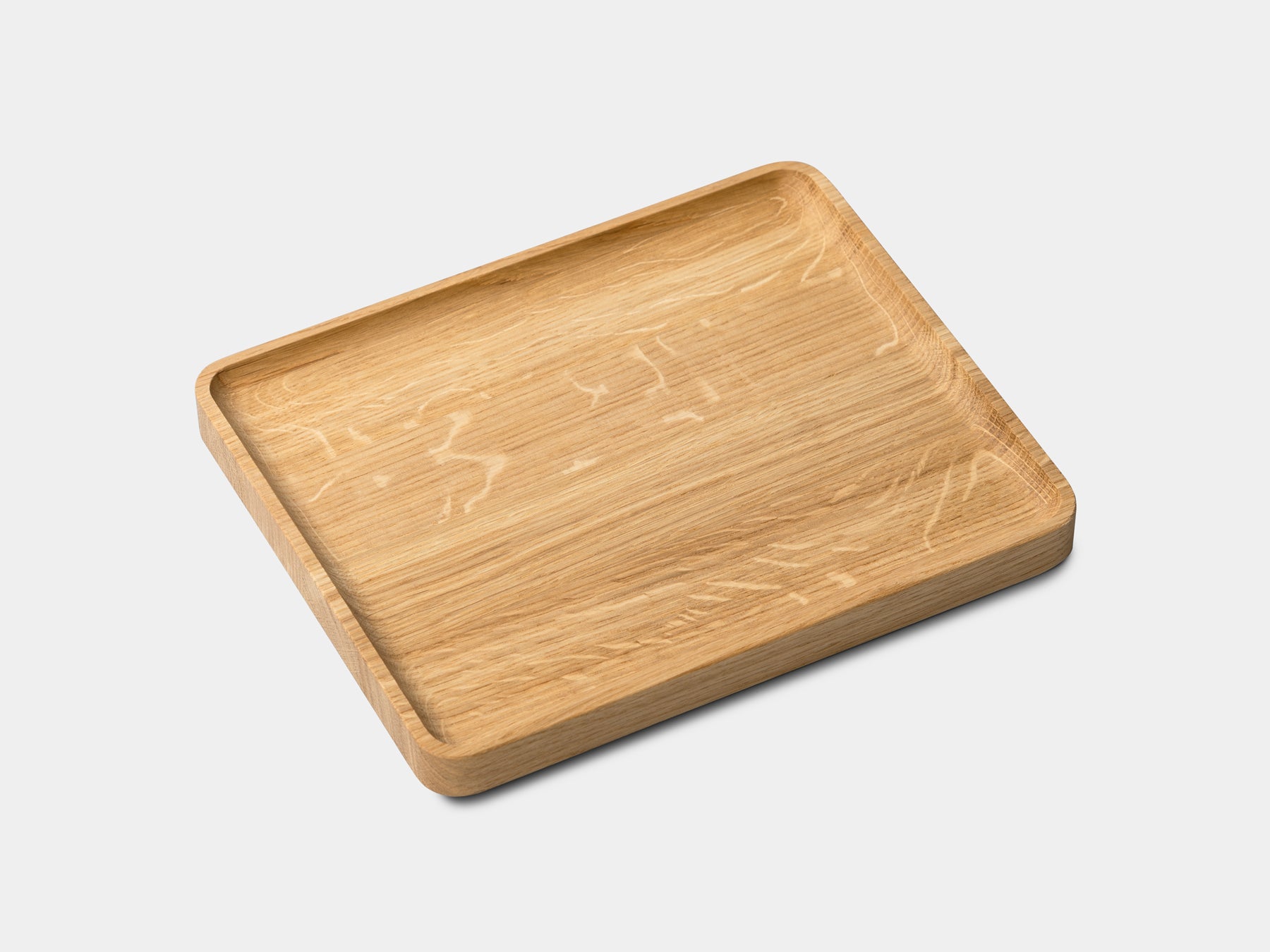 Catchall Tray Bundle - Set of 3 Wooden Trays for Desk Organization