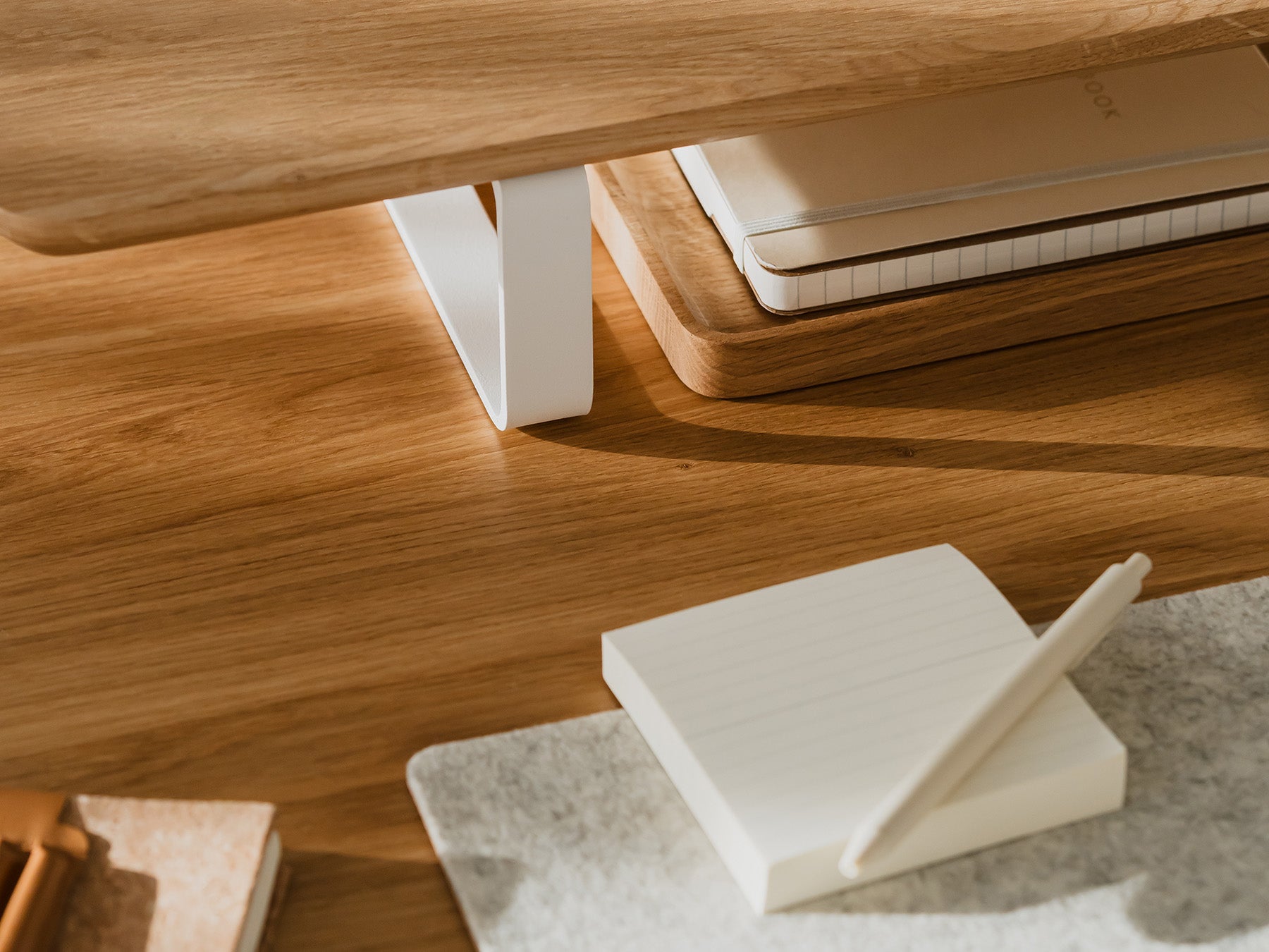 Catchall Tray Bundle - Set of 3 Wooden Trays for Desk Organization