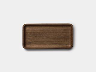 Oakywood Catchall Tray Mini in walnut – elegant walnut tray for keeping small items organized | walnut, large