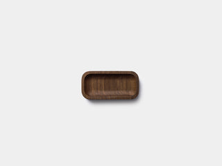 Oakywood Catchall Tray Mini in walnut – practical tray for organizing stationery and notes | walnut, small (2 pieces)