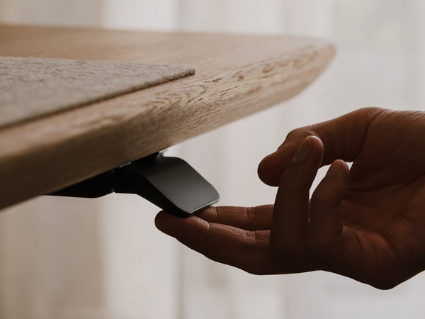oak wood oakywood Standing Desk Pro control panel closeup | oak, ,