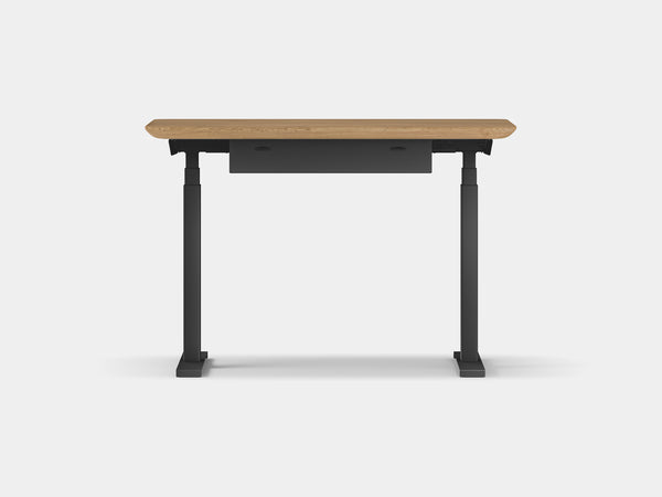 Oakywood Standing Desk Pro Mini Bundle made of oak with black accents – premium ergonomic mini workspace with Standing Desk Pro Mini | oak, , black