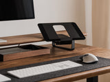 desk shelf laptop mount mounted on shelf | , 