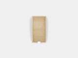 oakywood small oak modular drawer with white base | light oak, , white