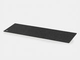 oakywood extra large anthracite felt desk mat empty view | anthracite, 100x40