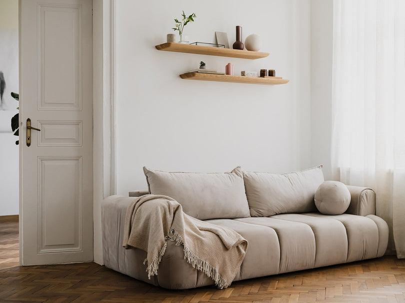 oakywood oak wooden shelf on the wall | oak, 