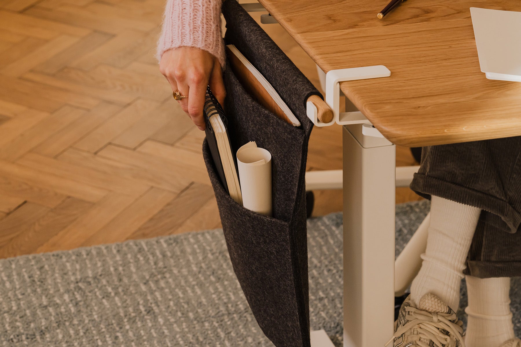 anthracite, oak, white