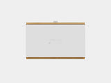 oakywood oak modular drawer with white base bottom view | oak, , white