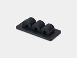 Black and black magnetic cable holder – minimalist solution to organize charging cables | black, black